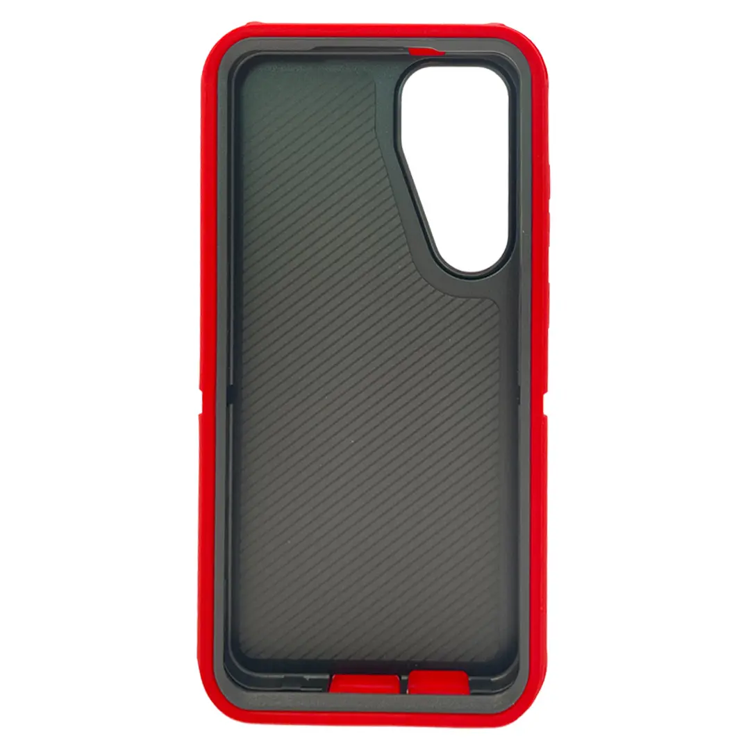 Samsung Galaxy S25/S24 Screen Case Red Black